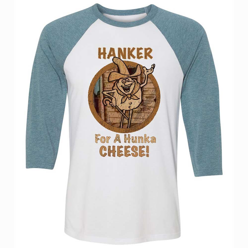 Unisex 3/4 Baseball Tee - 1F9N1M5R - White/Denim - 3