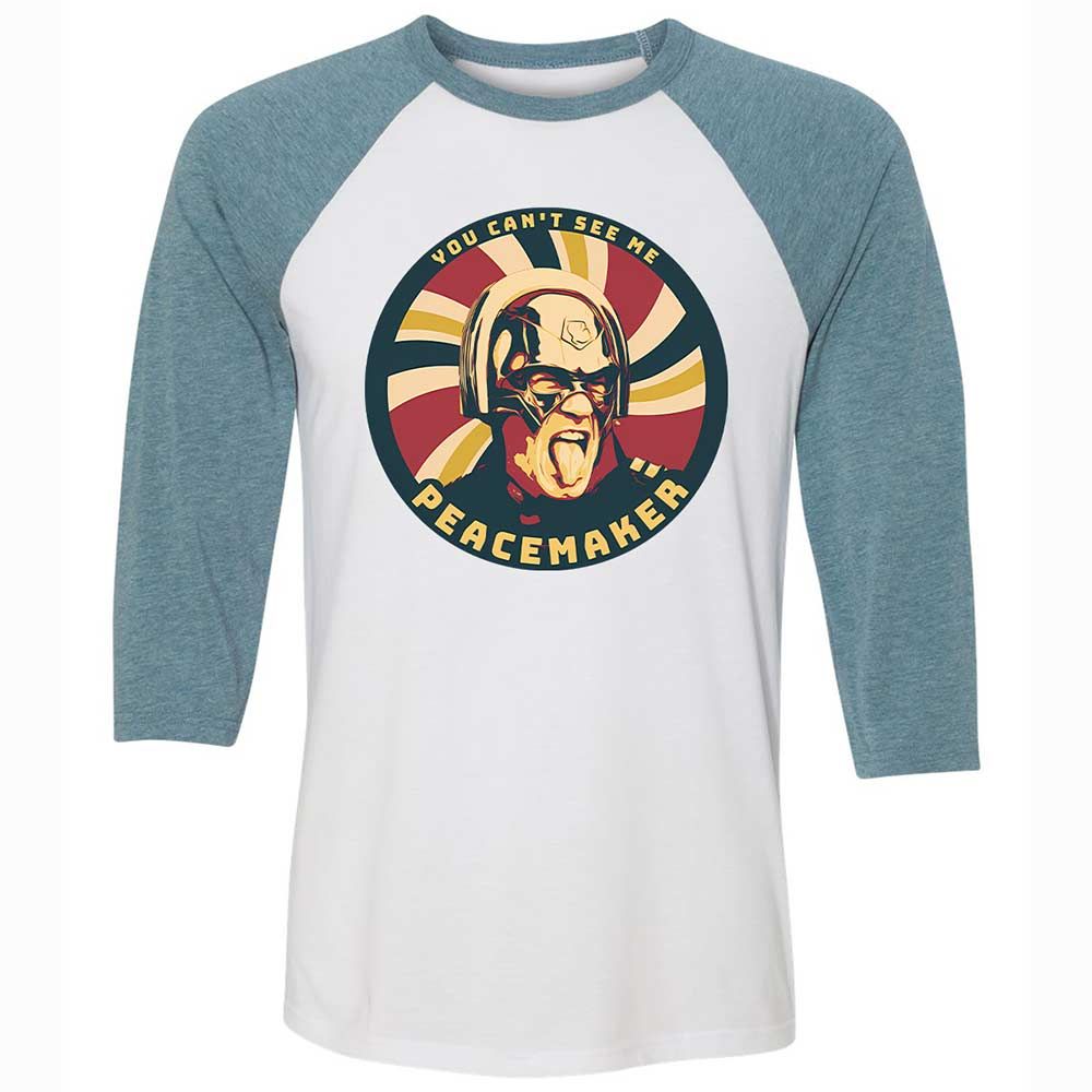 Unisex 3/4 Baseball Tee - X81EBWEV - White/Denim - 3