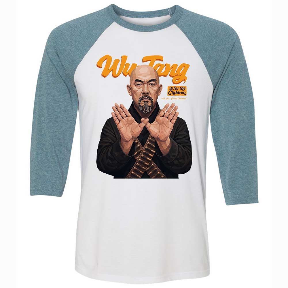 Unisex 3/4 Baseball Tee - P9QXT1XZ - White/Denim - 3