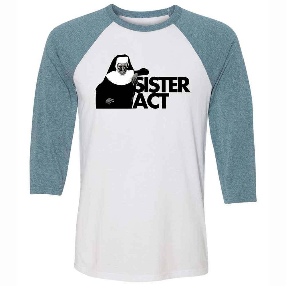 Unisex 3/4 Baseball Tee - BU32TJUS - White/Denim - 3