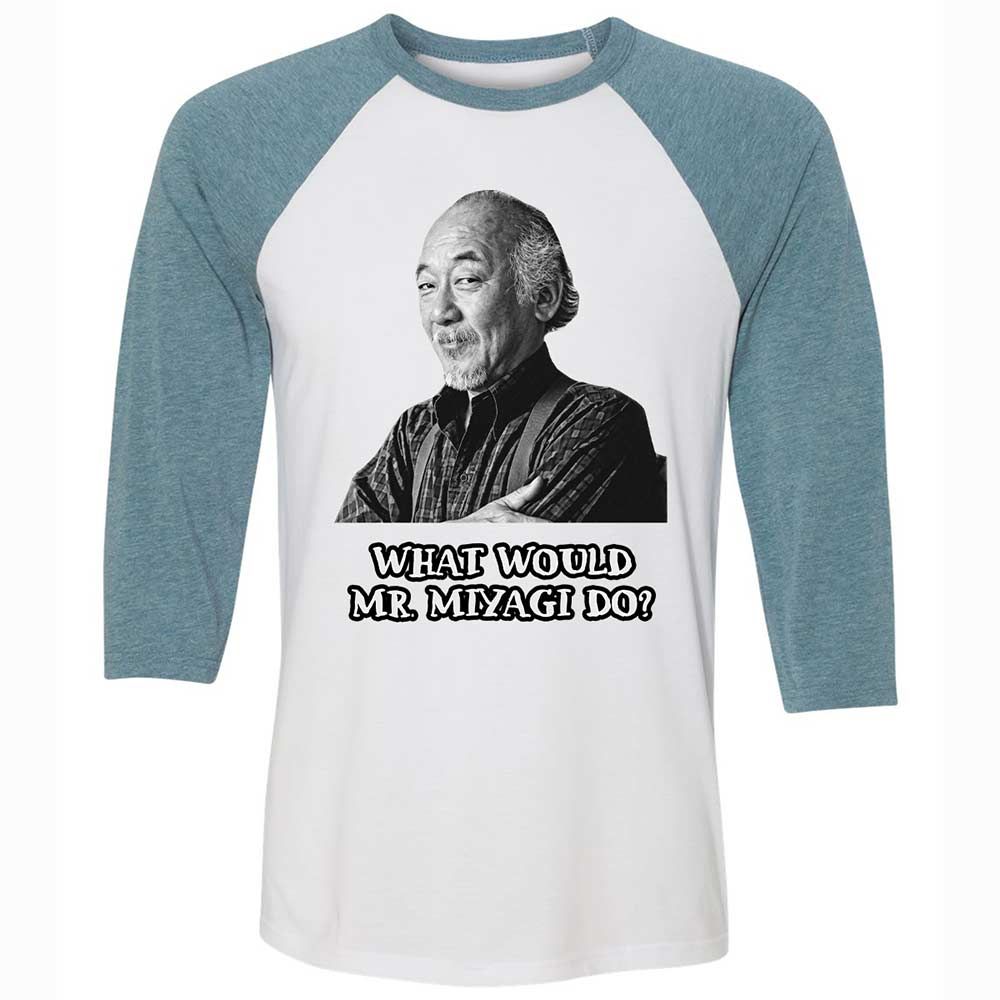 Unisex 3/4 Baseball Tee - SRHPTZS7 - White/Denim - 3