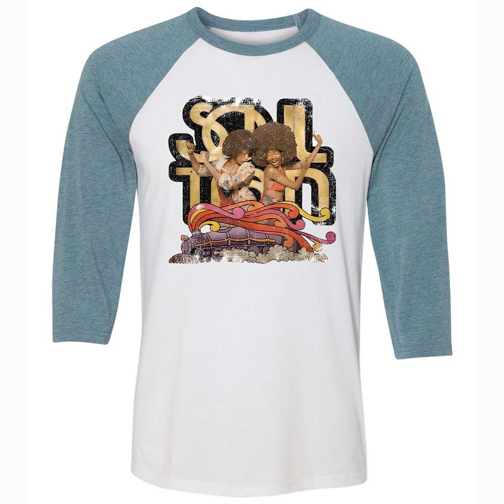 Retro Soul Train Dance Vibes - White/Denim - 3