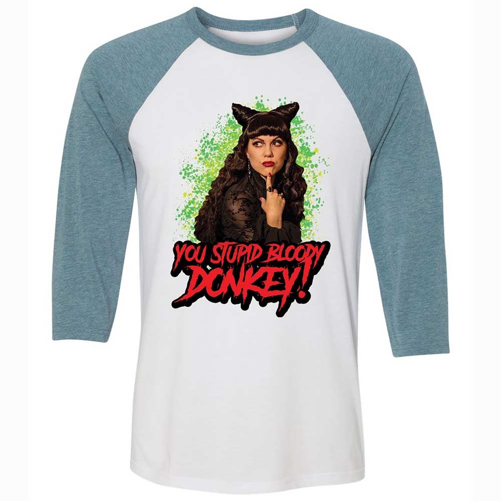 Unisex 3/4 Baseball Tee - LFBCCZUZ - White/Denim - 3