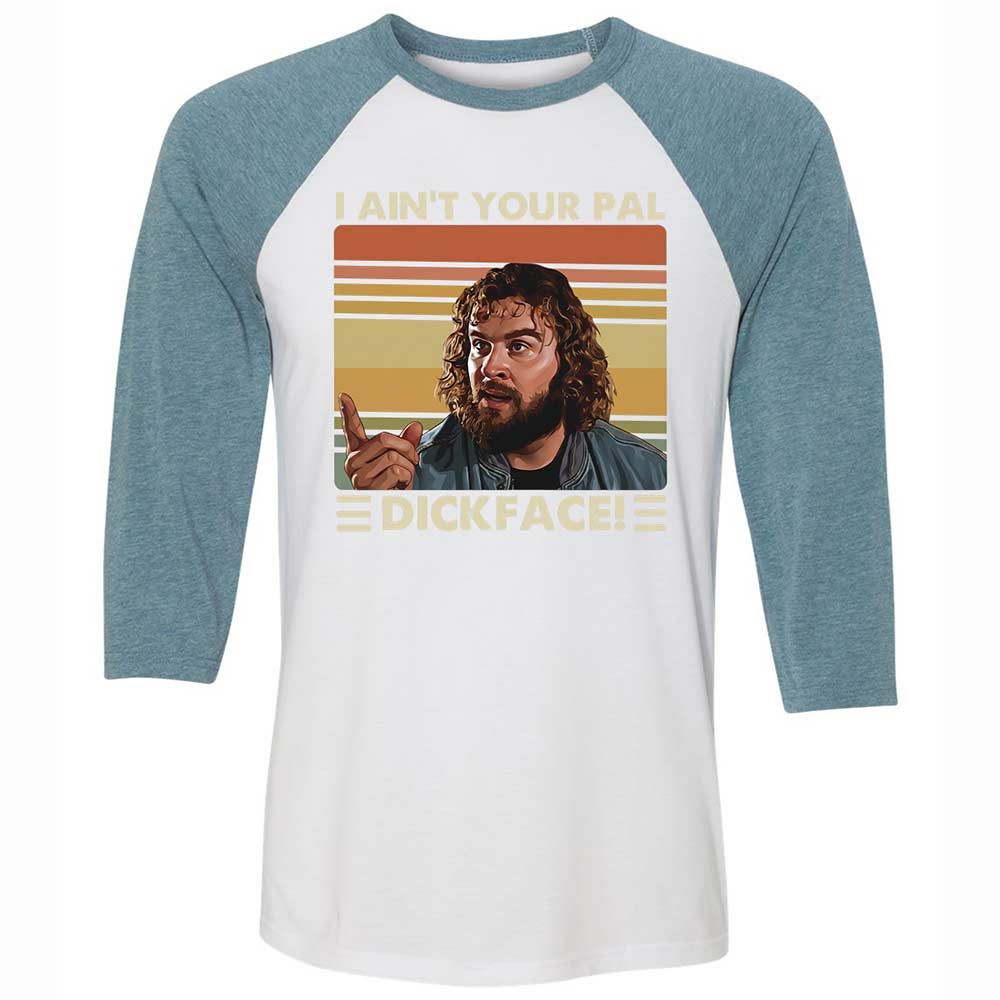 Unisex 3/4 Baseball Tee - RDEPA9SK - White/Denim - 3