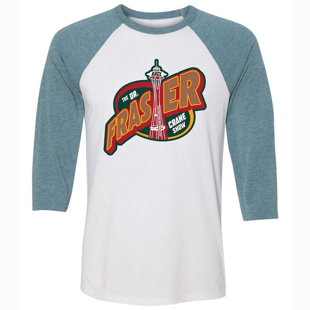 Unisex 3/4 Baseball Tee - DVMZ1VVC - White/Denim - 3