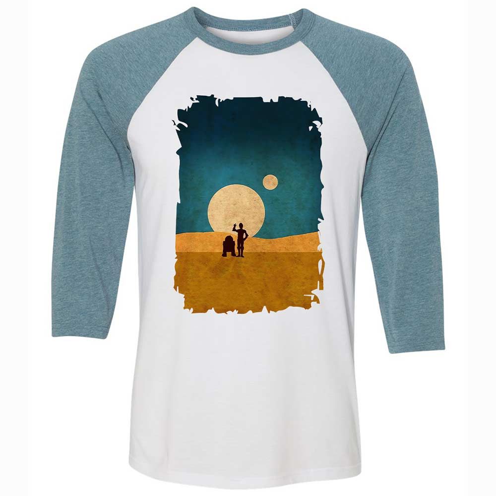 Droids In The Dunes - White/Denim - 3