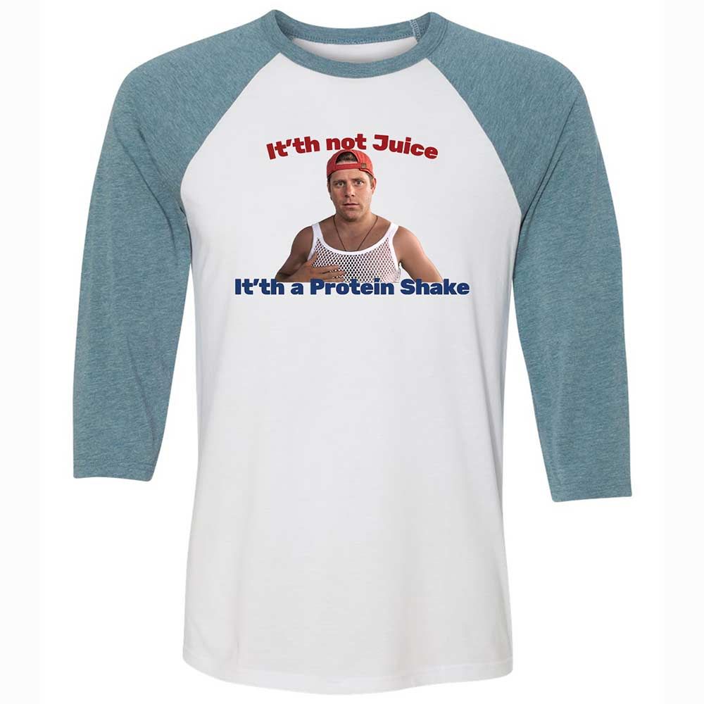 Unisex 3/4 Baseball Tee - EZJ7YNPD - White/Denim - 3