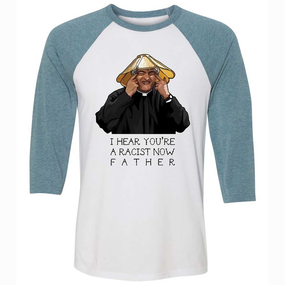 Unisex 3/4 Baseball Tee - G3M8BYR3 - White/Denim - 3