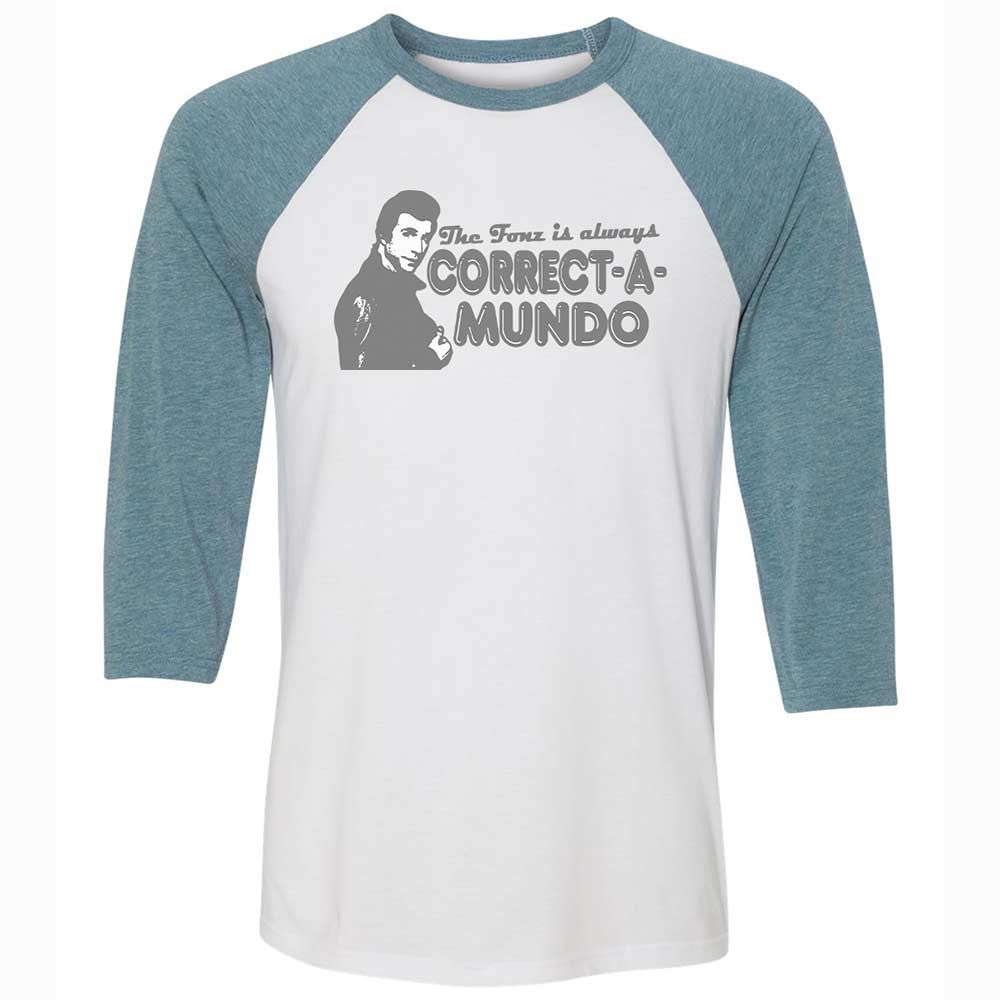 Unisex 3/4 Baseball Tee - 71ZSSCCW - White/Denim - 3
