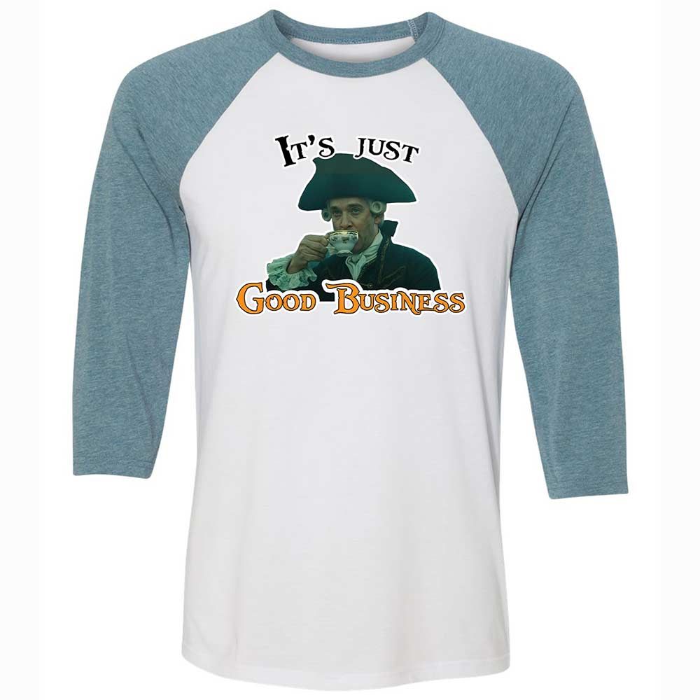 Unisex 3/4 Baseball Tee - LQPDCFJS - White/Denim - 3