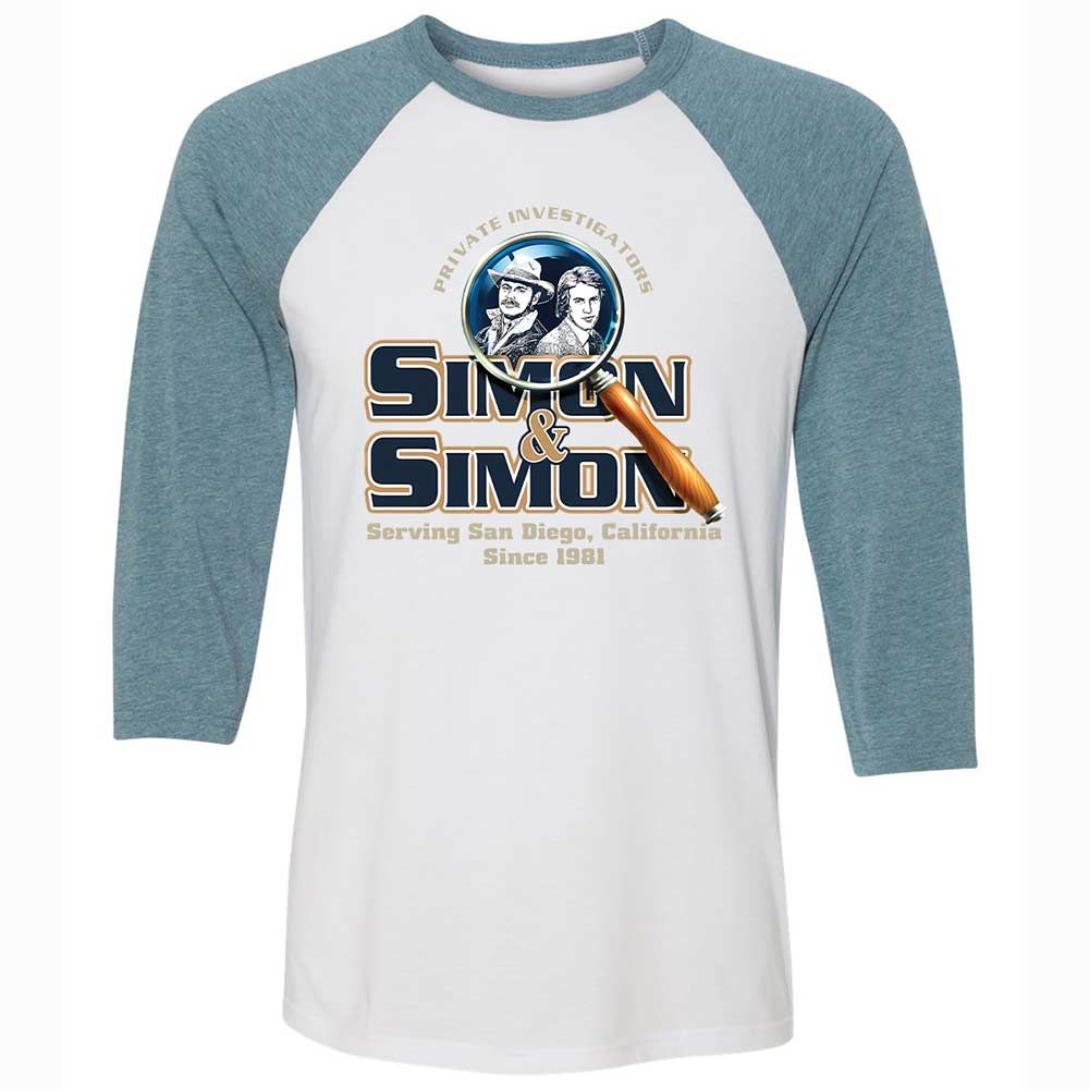 Unisex 3/4 Baseball Tee - 9CY8HJ4R - White/Denim - 3