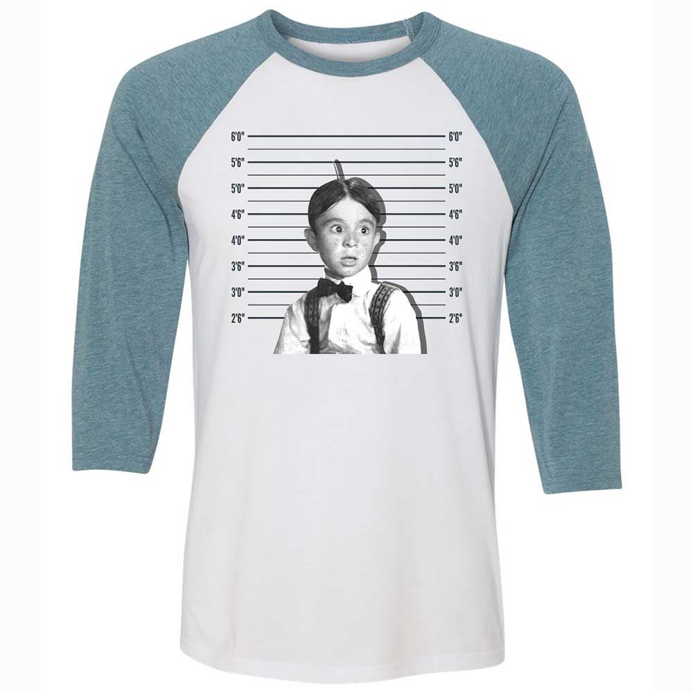 Unisex 3/4 Baseball Tee - HYU7W35M - White/Denim - 3