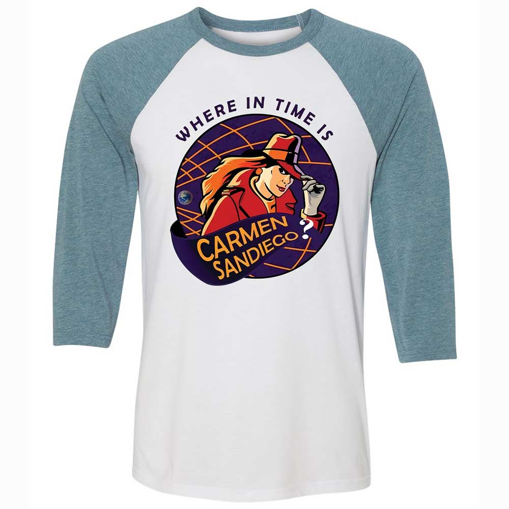 Where in Time Is Carmen Sandiego - White/Denim - 3