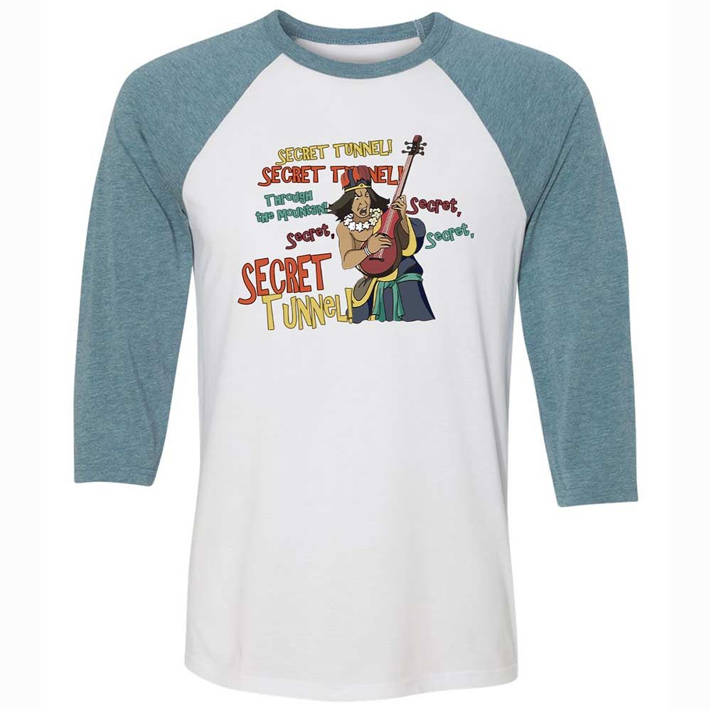 Unisex 3/4 Baseball Tee - 6M9RWTLA - White/Denim - 3