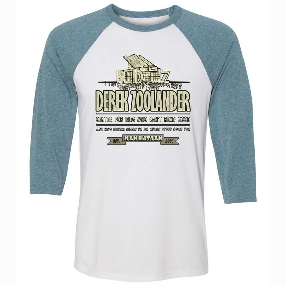 Unisex 3/4 Baseball Tee - WCTXS1GG - White/Denim - 3