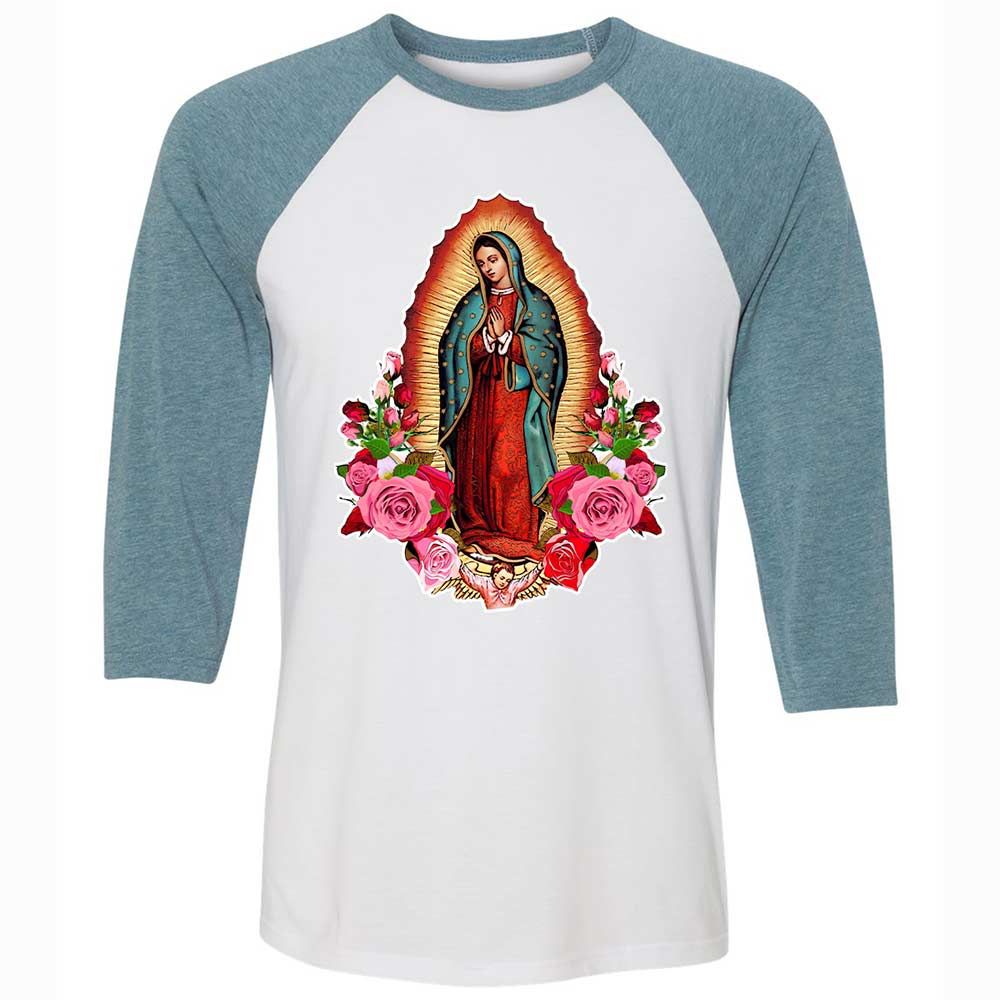 Our Lady of Guadalupe - White/Denim - 3