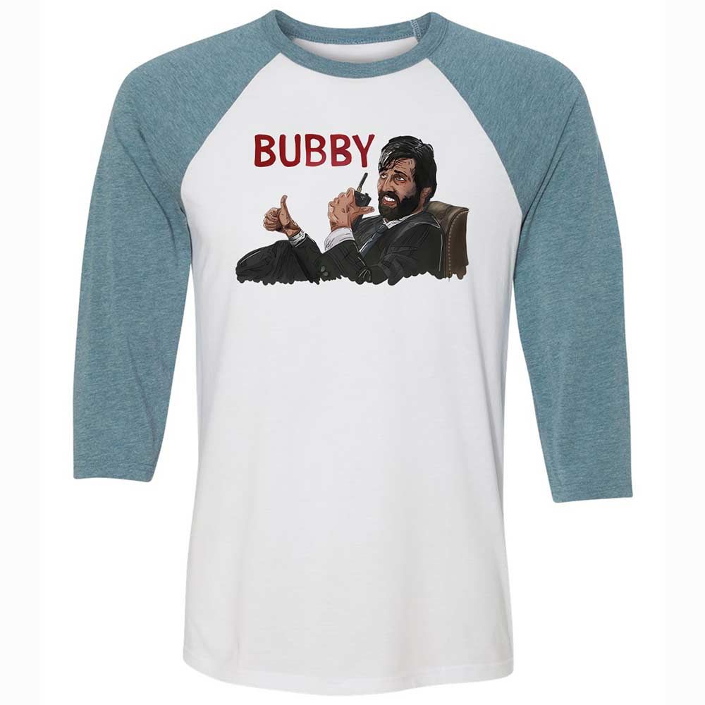 Unisex 3/4 Baseball Tee - WCCSACKY - White/Denim - 3