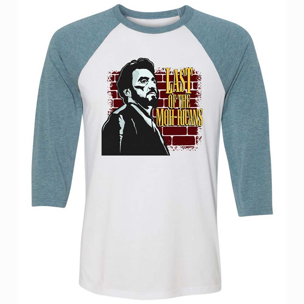 Unisex 3/4 Baseball Tee - VYDZ13UN - White/Denim - 3