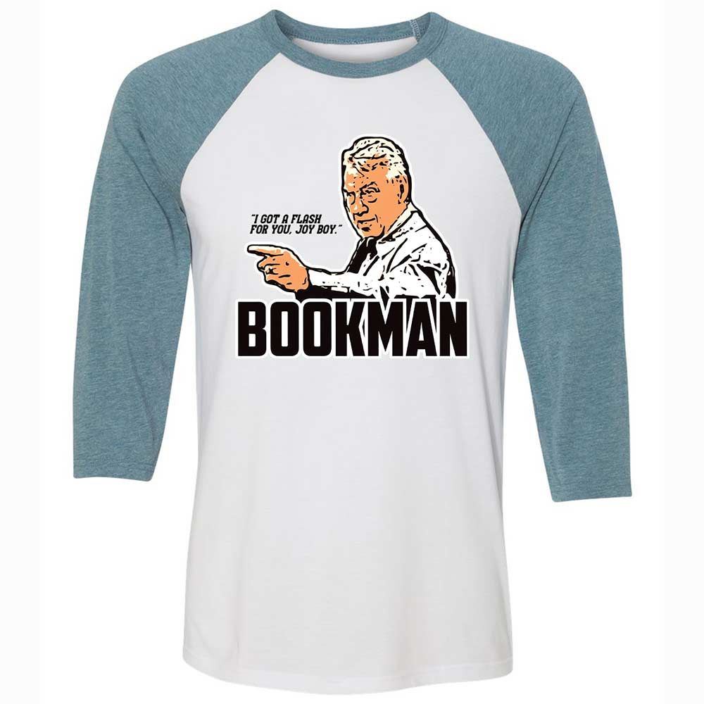 Unisex 3/4 Baseball Tee - NJ8NCLKF - White/Denim - 3