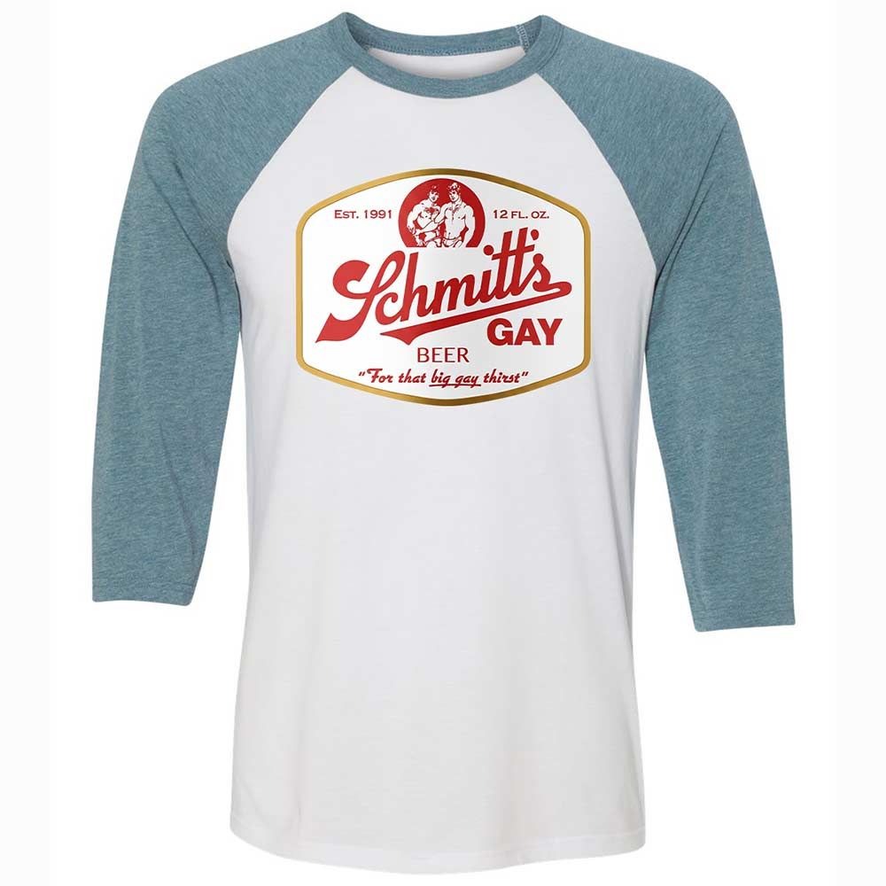 Schmitt's Gay Beer - White/Denim - 3