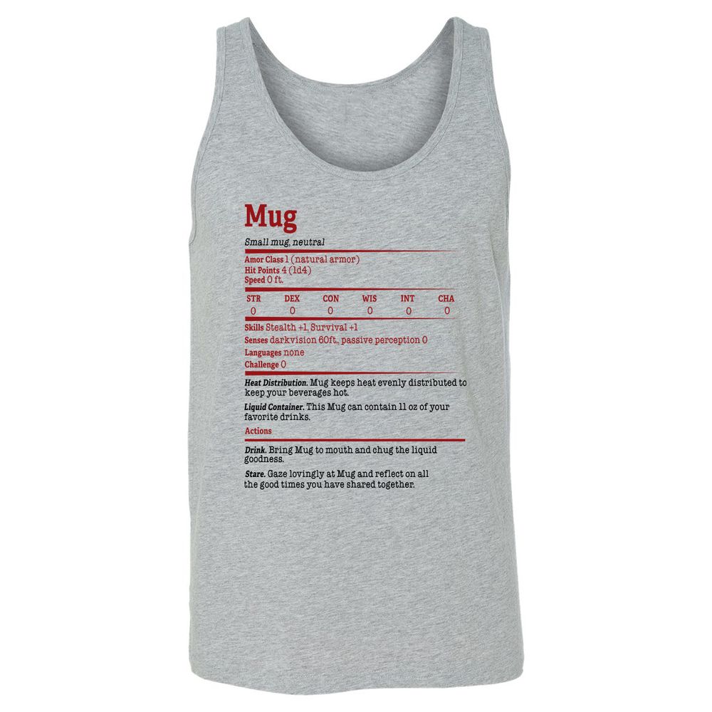 Unisex Jersey Tank - ACDTMKTC - Athletic Heather - 4