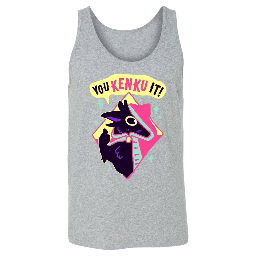 Unisex Jersey Tank - TLHKCDQC - Athletic Heather - 4