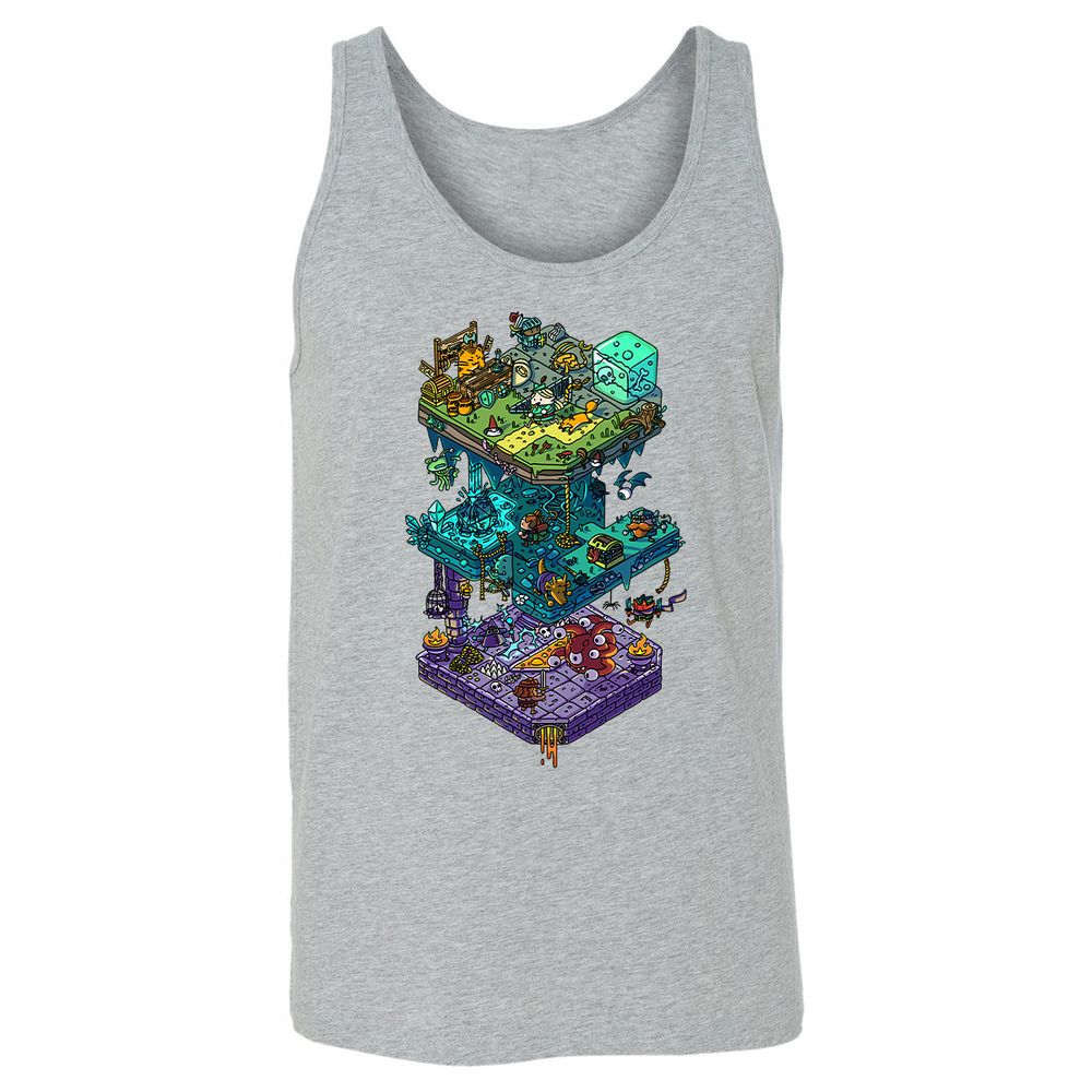 Unisex Jersey Tank - QCRRYWCL - Athletic Heather - 4