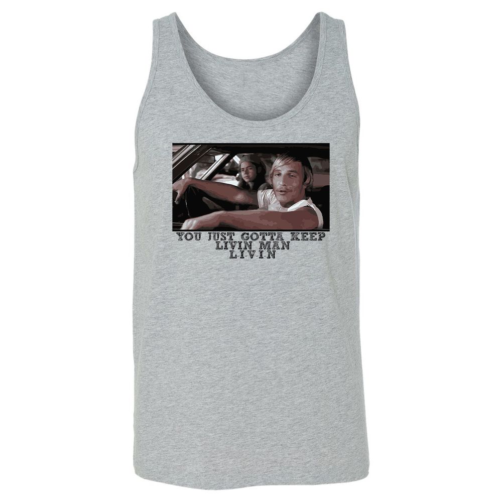 You just gotta keep livin' man - Athletic Heather - 4