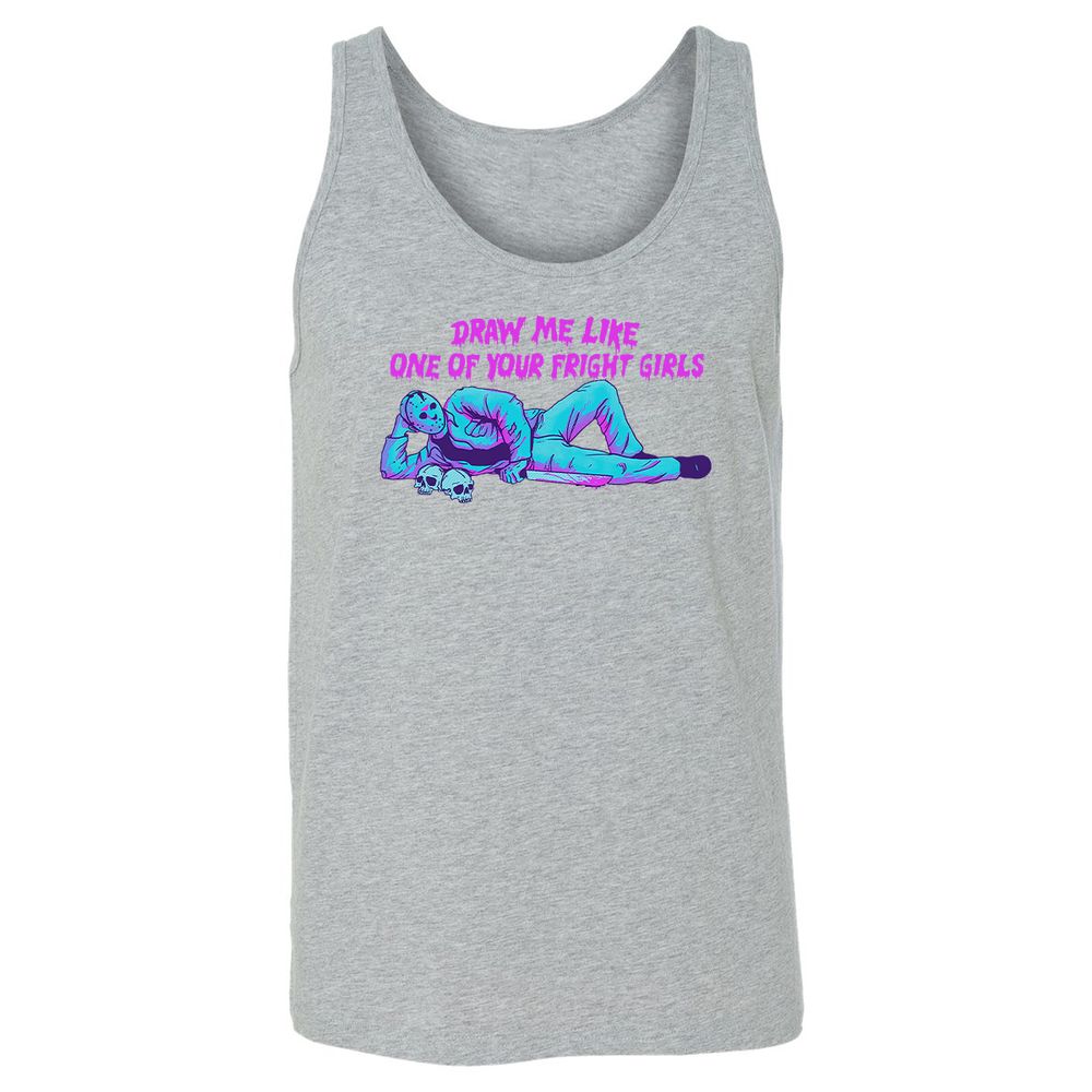 Unisex Jersey Tank - HX7PT4FQ - Athletic Heather - 4