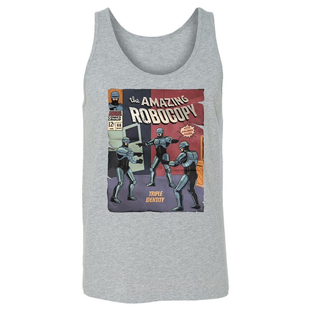 Unisex Jersey Tank - DGK4RGFT - Athletic Heather - 4