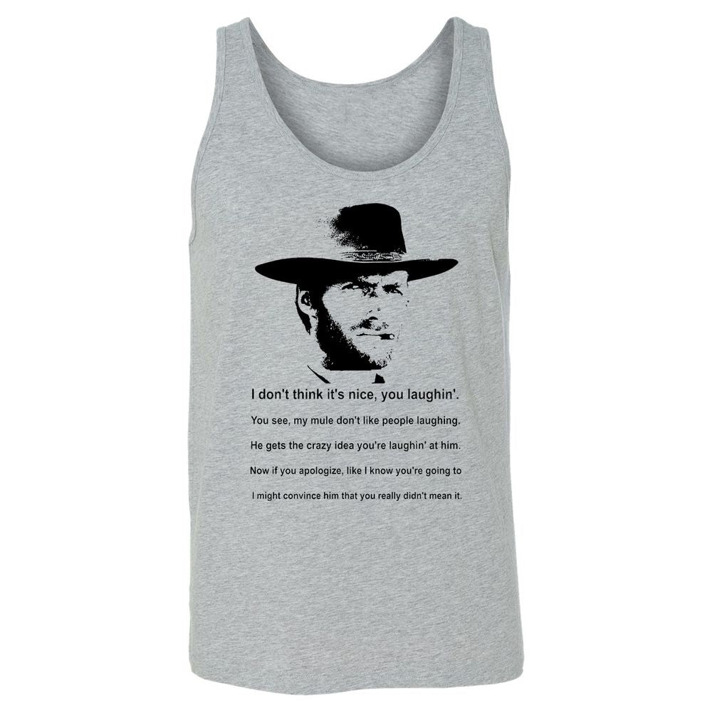 Clint Eastwood Mule Quote - Athletic Heather - 4
