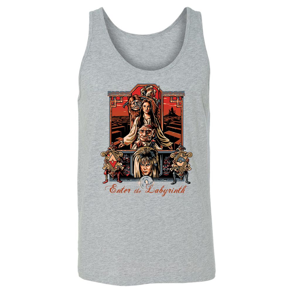 Unisex Jersey Tank - K1JZ4HGF - Athletic Heather - 4