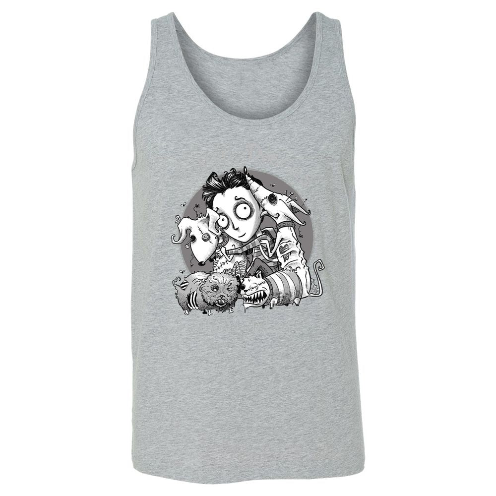 Unisex Jersey Tank - XM3QD3L9 - Athletic Heather - 4