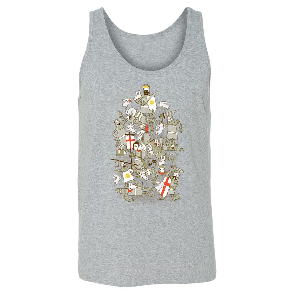 Unisex Jersey Tank - 1JAGTEK7 - Athletic Heather - 4