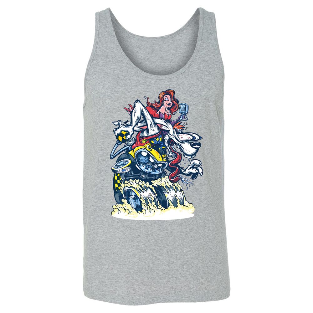 Unisex Jersey Tank - BVKSUKCR - Athletic Heather - 4