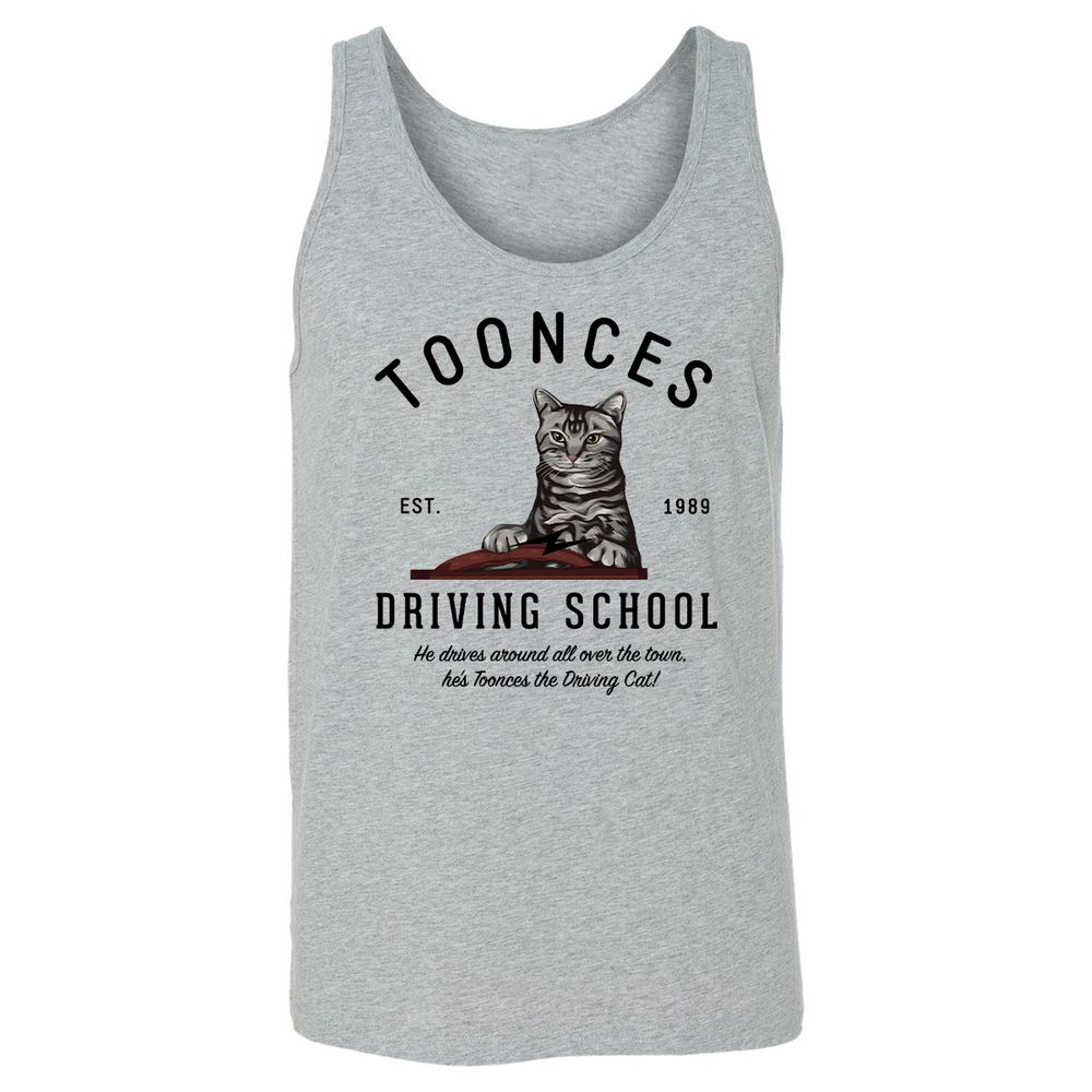 Funny Cat Driving School - Athletic Heather - 4