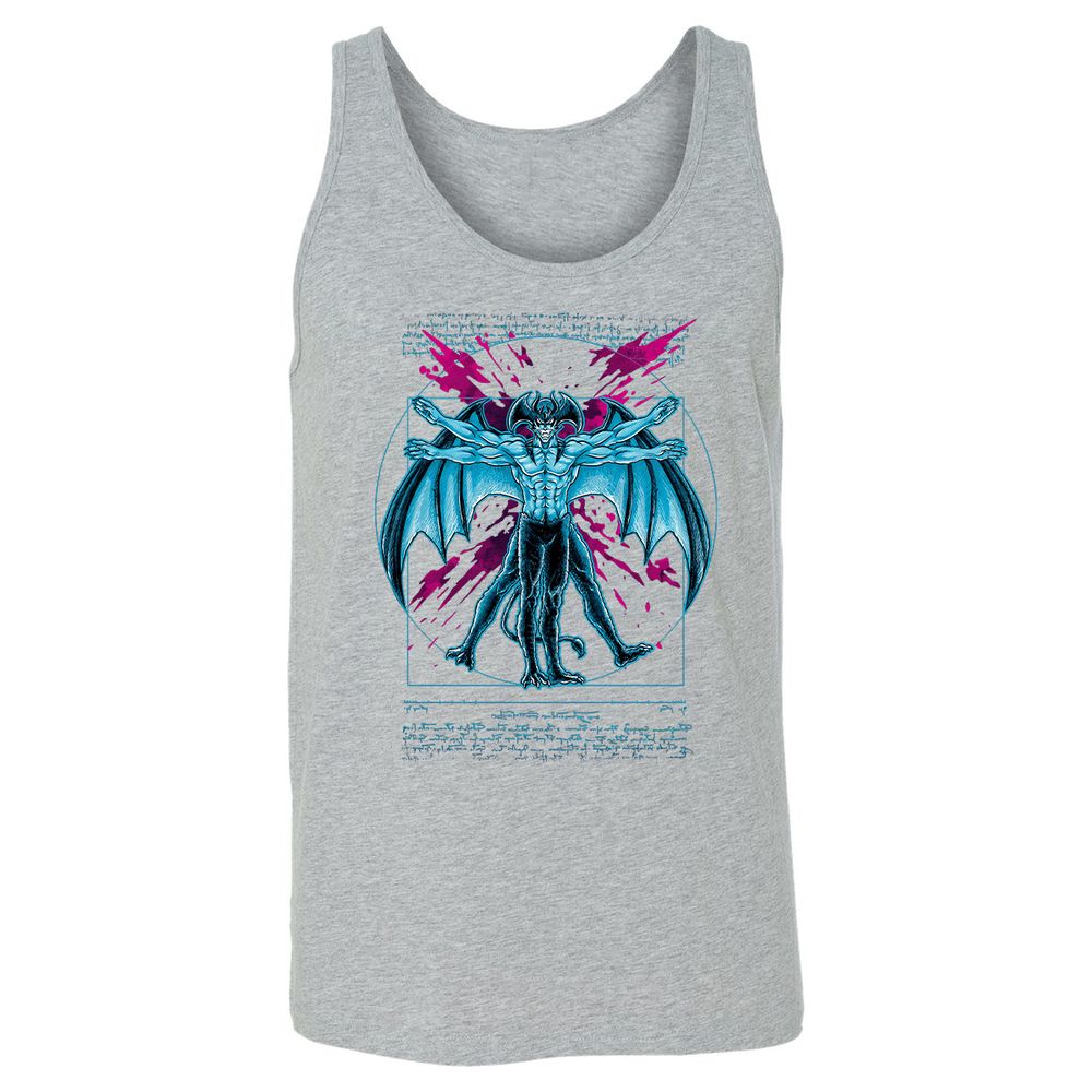 Unisex Jersey Tank - REDYWBQE - Athletic Heather - 4