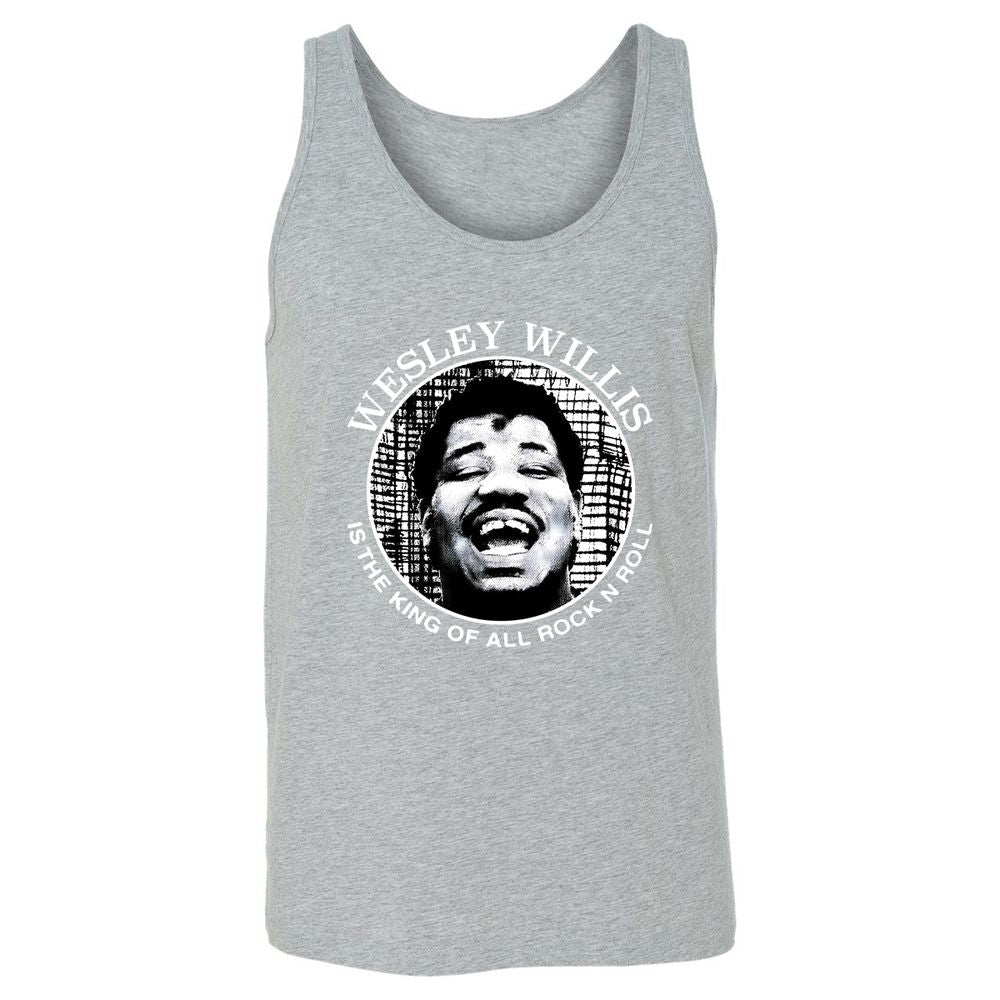 Wesley Willis is the king - Athletic Heather - 4