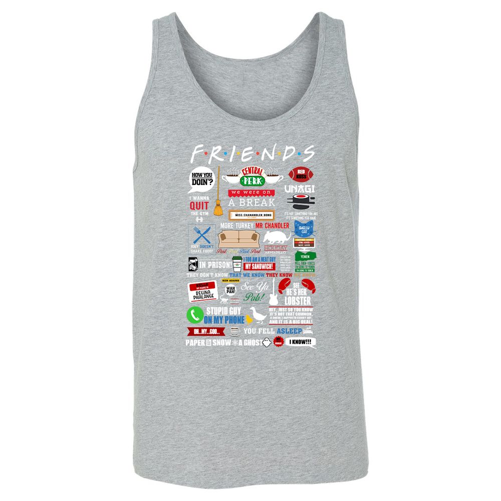 Unisex Jersey Tank - 1M29862G - Athletic Heather - 4