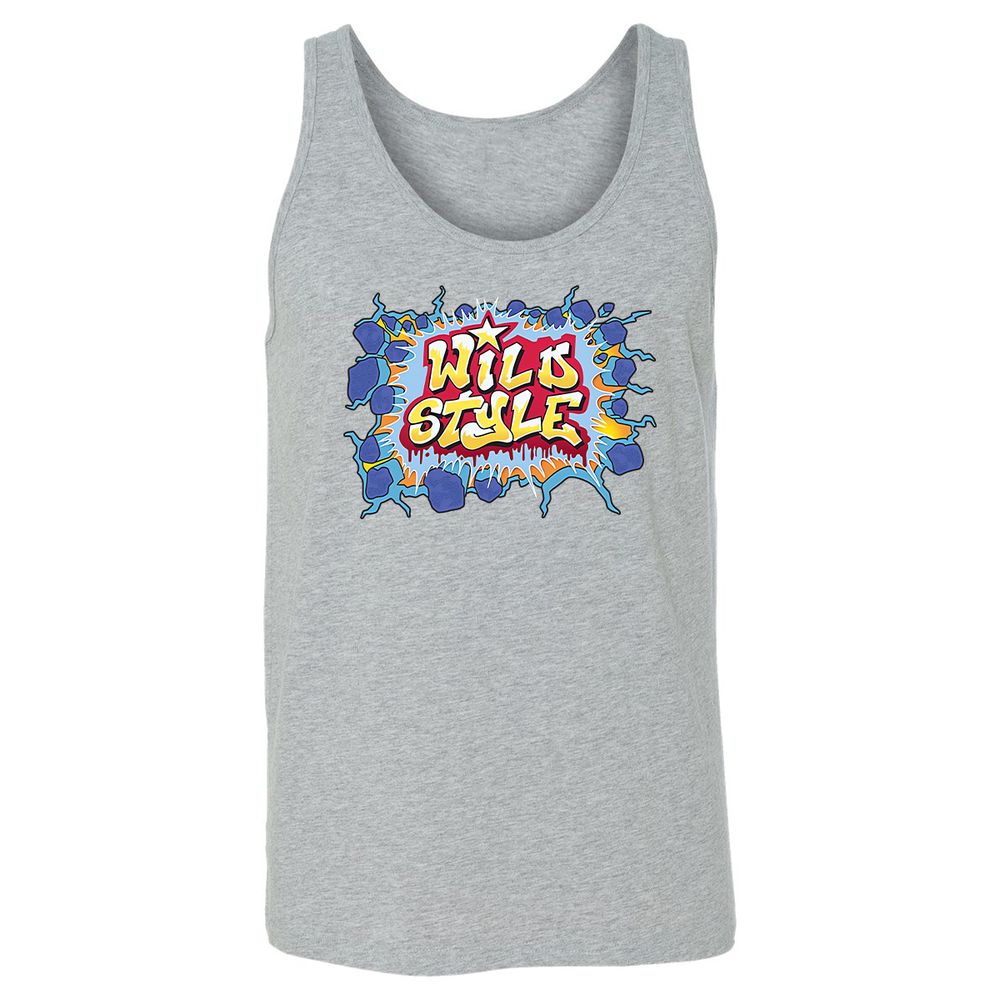 Unisex Jersey Tank - Black - Athletic Heather - 4