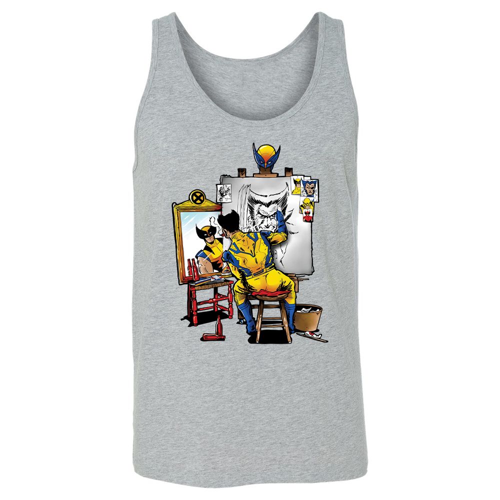 Unisex Jersey Tank - WDYBLAJN - Athletic Heather - 4