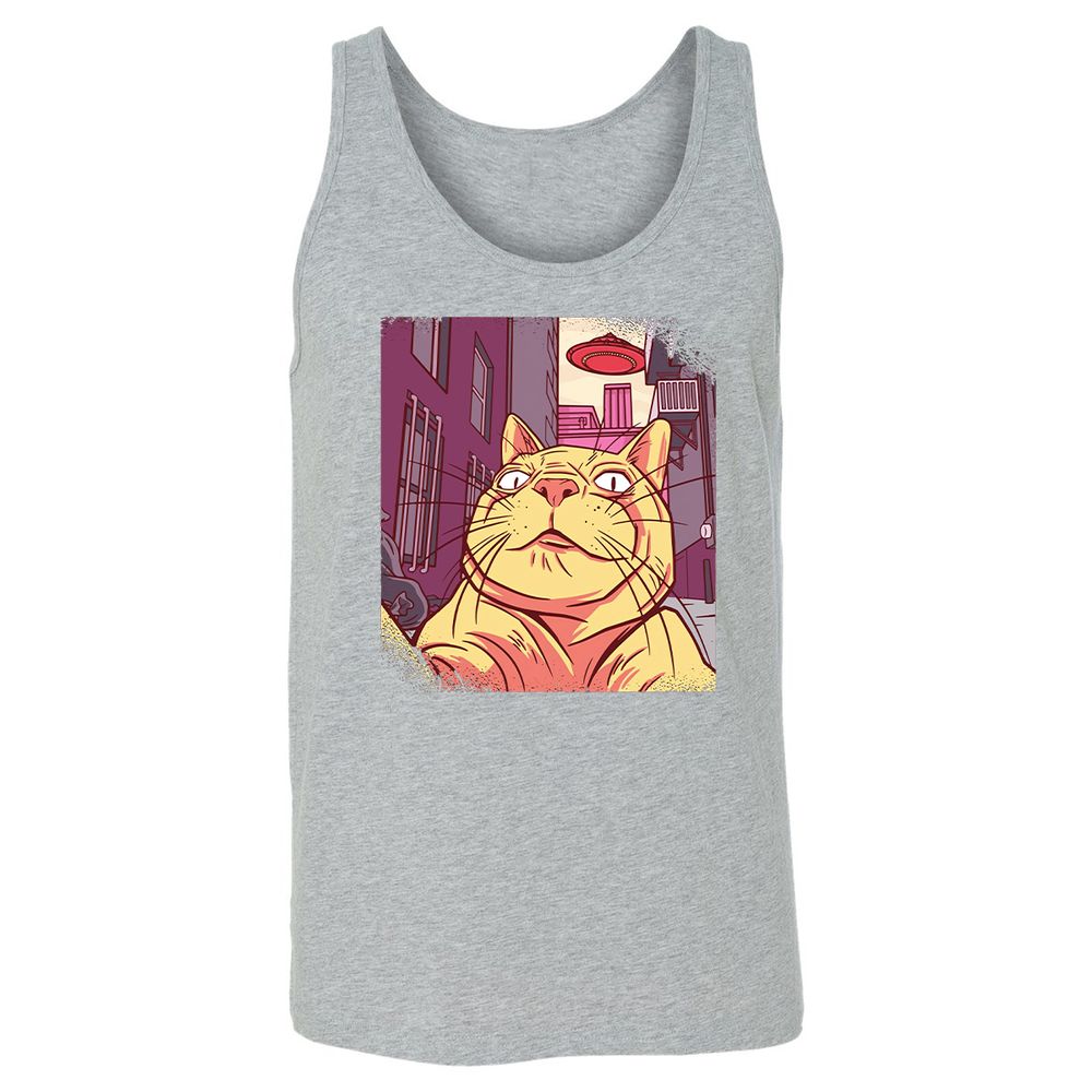 Unisex Jersey Tank - 3QUEBYNK - Athletic Heather - 4