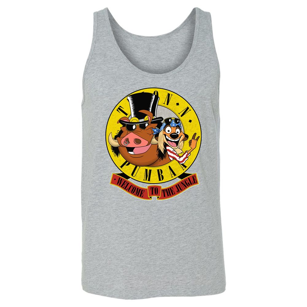 Unisex Jersey Tank - Black - Athletic Heather - 4