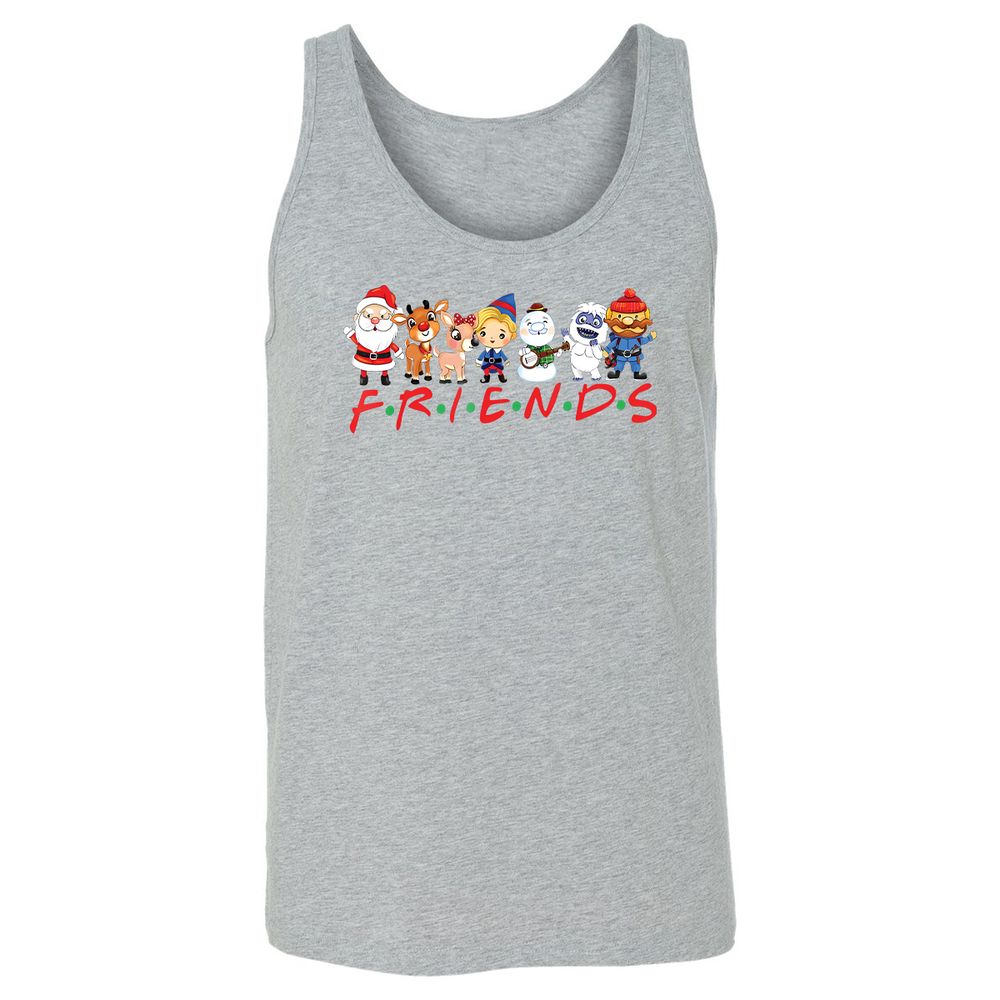 Friends Christmas - Athletic Heather - 4