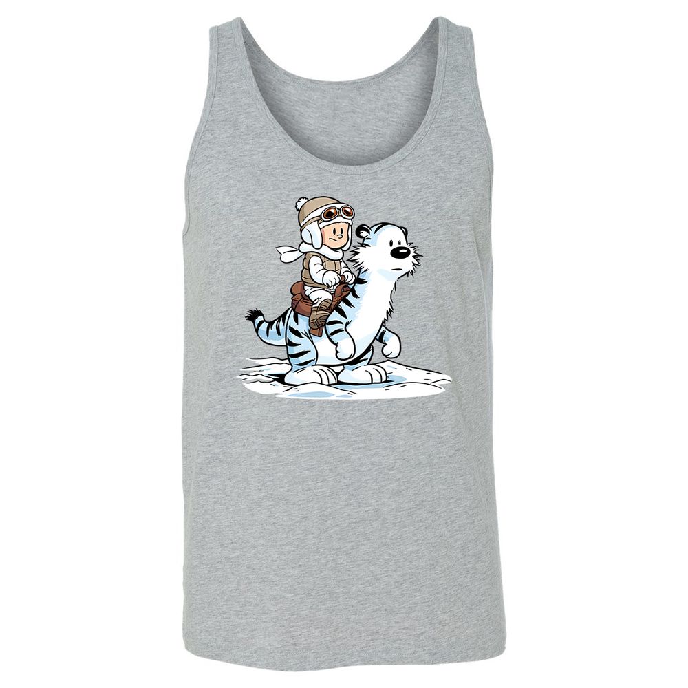 Unisex Jersey Tank - SAPHDTMK - Athletic Heather - 4