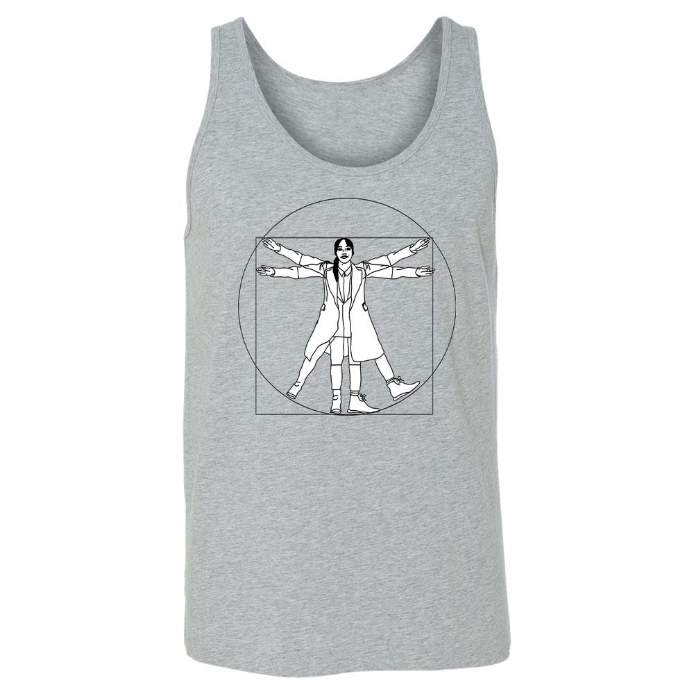 Vitruvian Philomena Cunk - Cunk on Earth - Athletic Heather - 4