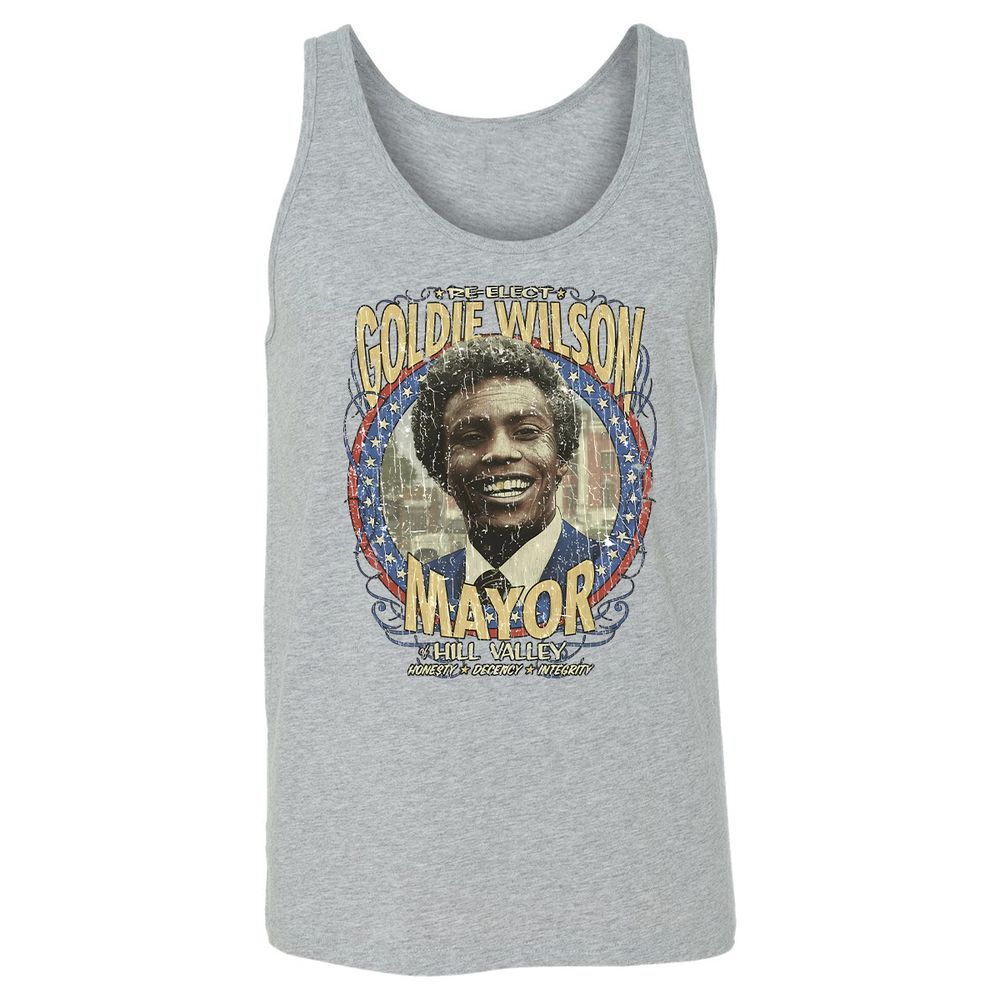 Re-Elect Mayor Goldie Wilson - Athletic Heather - 4