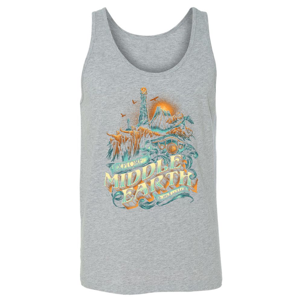 Unisex Jersey Tank - K9TESPDS - Athletic Heather - 4