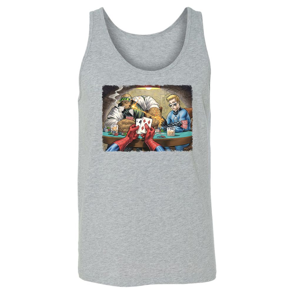 Unisex Jersey Tank - H1CTBKE2 - Athletic Heather - 4