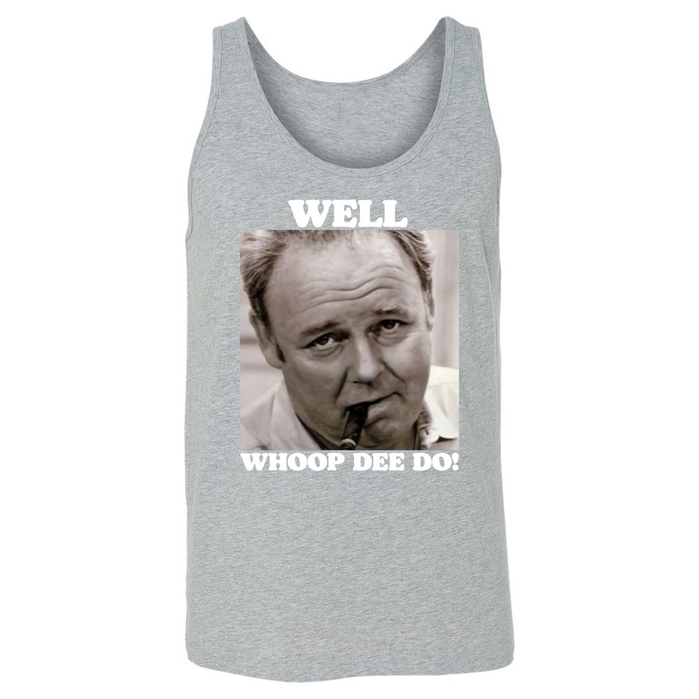 Funny 70s Tv Quote Whoop Dee Do - Athletic Heather - 4